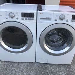 Lg Washer And Dryer Set Electric 
