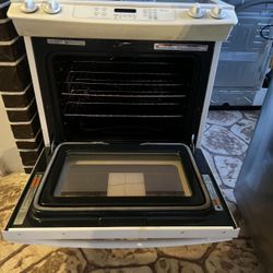 White Electric Stove