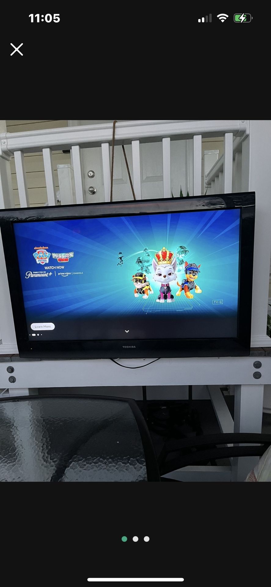 40 “ TV Toshiba LCD Flatscreen Was