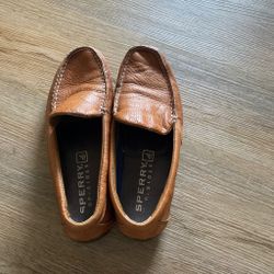 Sperry Top-Sider Tan Leather Loafers