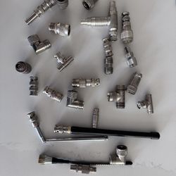 Assorted Ham Radio Cable Connectors