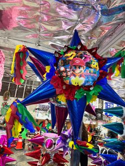 Super mario bola star pinata
