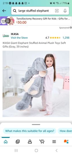 Large Teddy Elephant