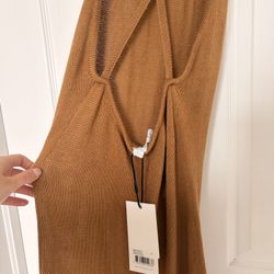 Brown Dress Onemilethelabel $159