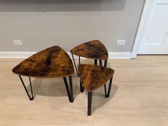 Set of 3 Triangular Nesting Side Tables