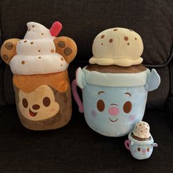 Disney Munchlings Mickey Ice Cookie Latte & Remy French Hot Chocolate with The Mini One
