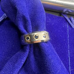  18k And Stainless Steel Ring Sz 5.25
