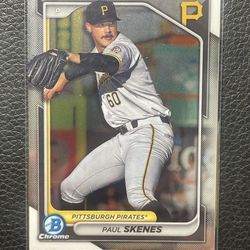 2024 Paul Skenes Bowman Chrome Prospects #BCP-125 Pirates