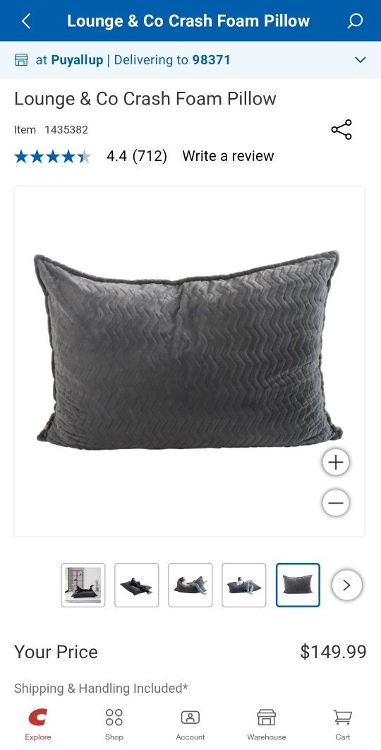 Crash Large Bean Bag