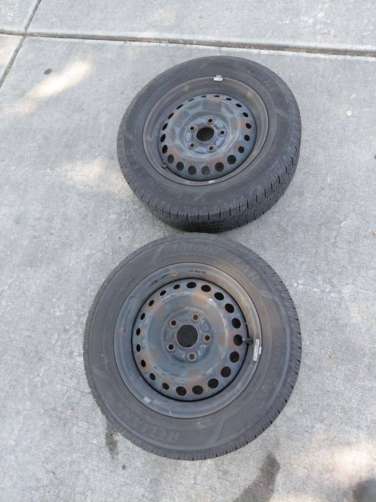 2 195/65r15 goodyear all season reliant tires