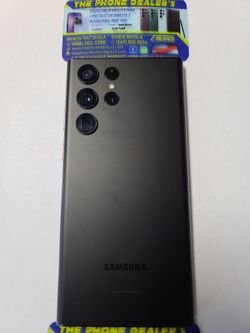 Unlocked Samsung S22 Ultra 128g 5g Black Excellent 