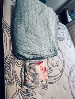 King Mattress , Headboard Frame, Bedding