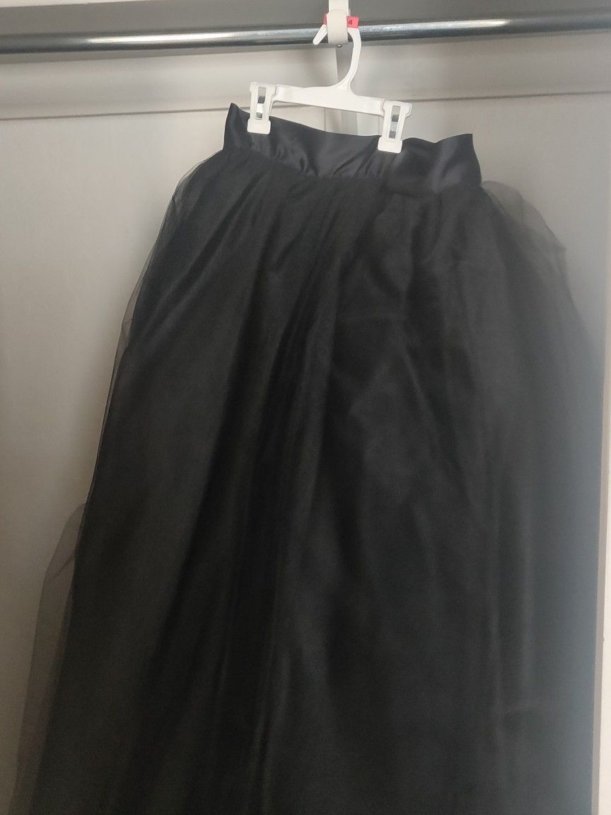 Black Tulle Skirt