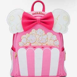 Loungefly Minnie Mouse Popcorn Ears Mini Backpack NWT