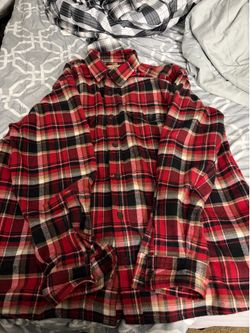 Red and black long sleeve