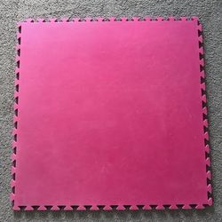 Rubber Gym Flooring for Home Gym Mat Thick Interlocking EVA Foam Gym Flooring Tiles 4 Units