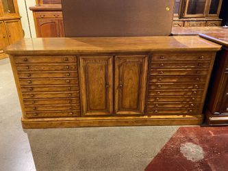 STANLEY Faux-Drawer Doublewide Dresser