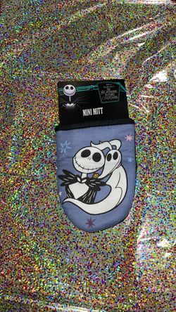 New! Disney Nightmare Before Christmas 🎄 Oven  Mitt Jack SKELLINGTON and ZERO