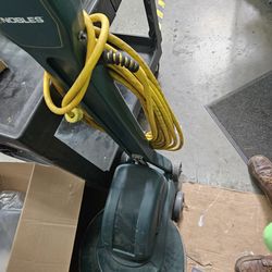 20" buffing machine and floor wax