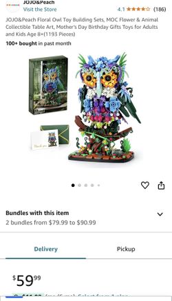 Floral Owl Toy Building Set