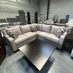 Beige Sectional 