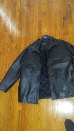 Gap leather coat