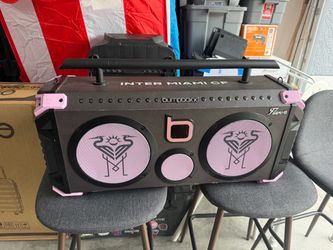 Bumpboxx Flare8 Inter Miami CF Edition Bluetooth Boombox