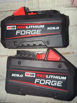 Milwaukee forge 8.0 batteries