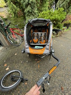 Baby Jogger POD Trailer Kit with Conversation Wheel for Sale in Kirkland WA OfferUp