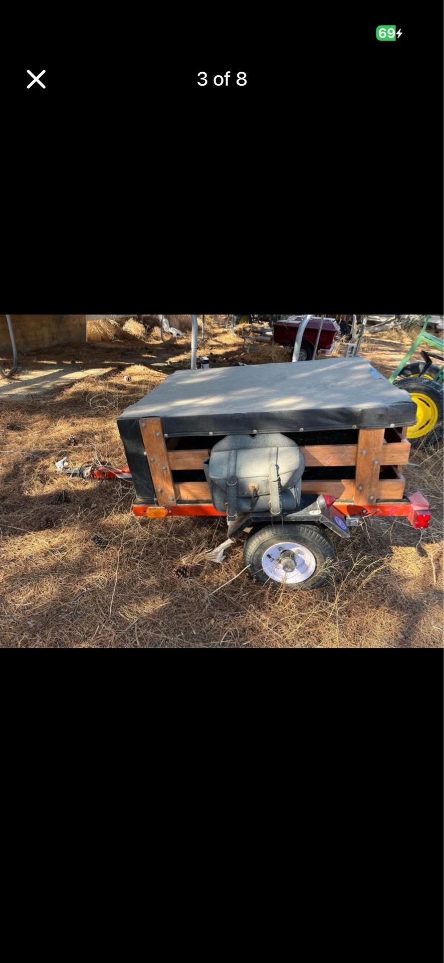 Goldwing motorcycle cargo trailer