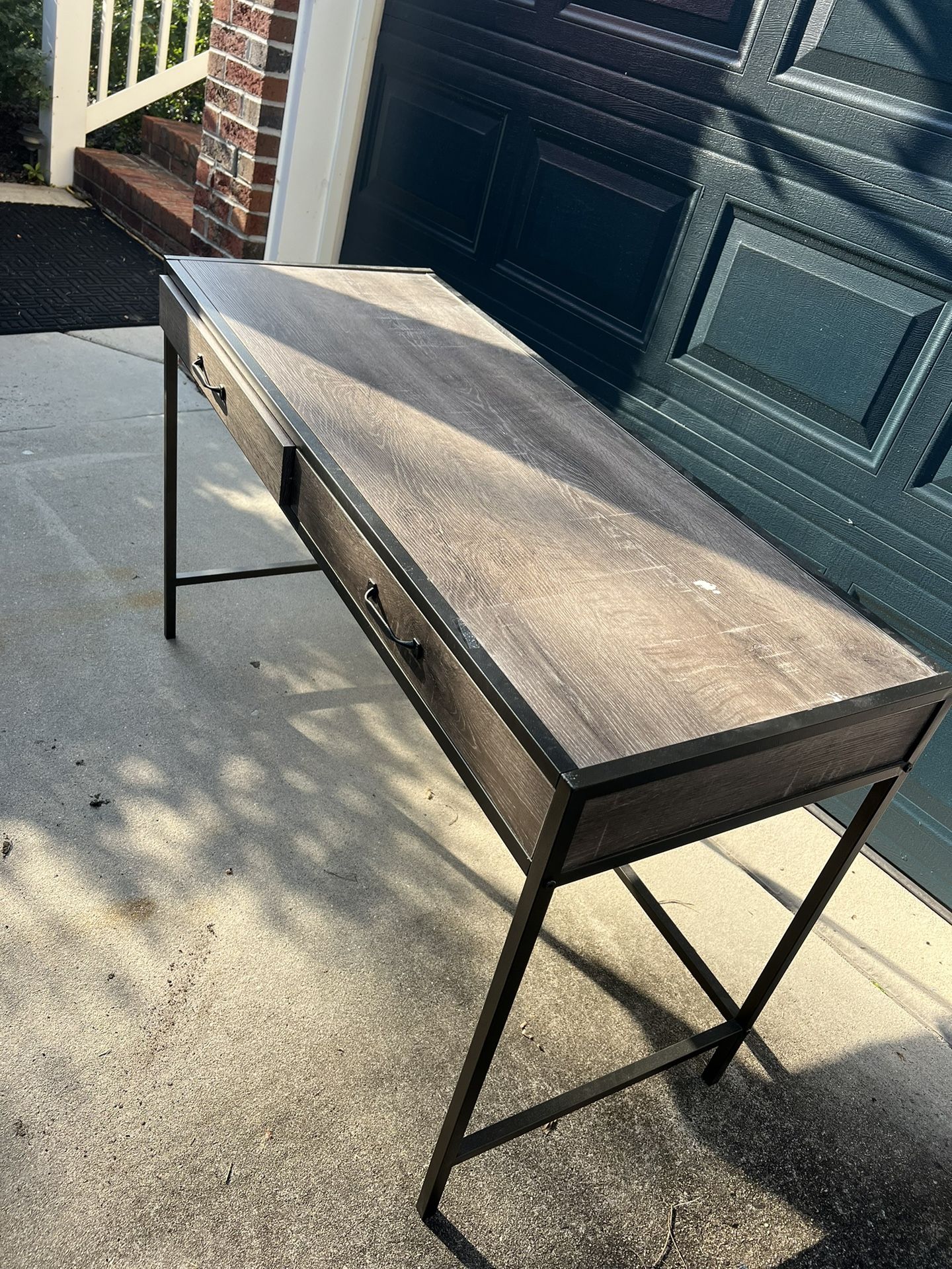 Mainstays Metro Desk with 2 Drawers