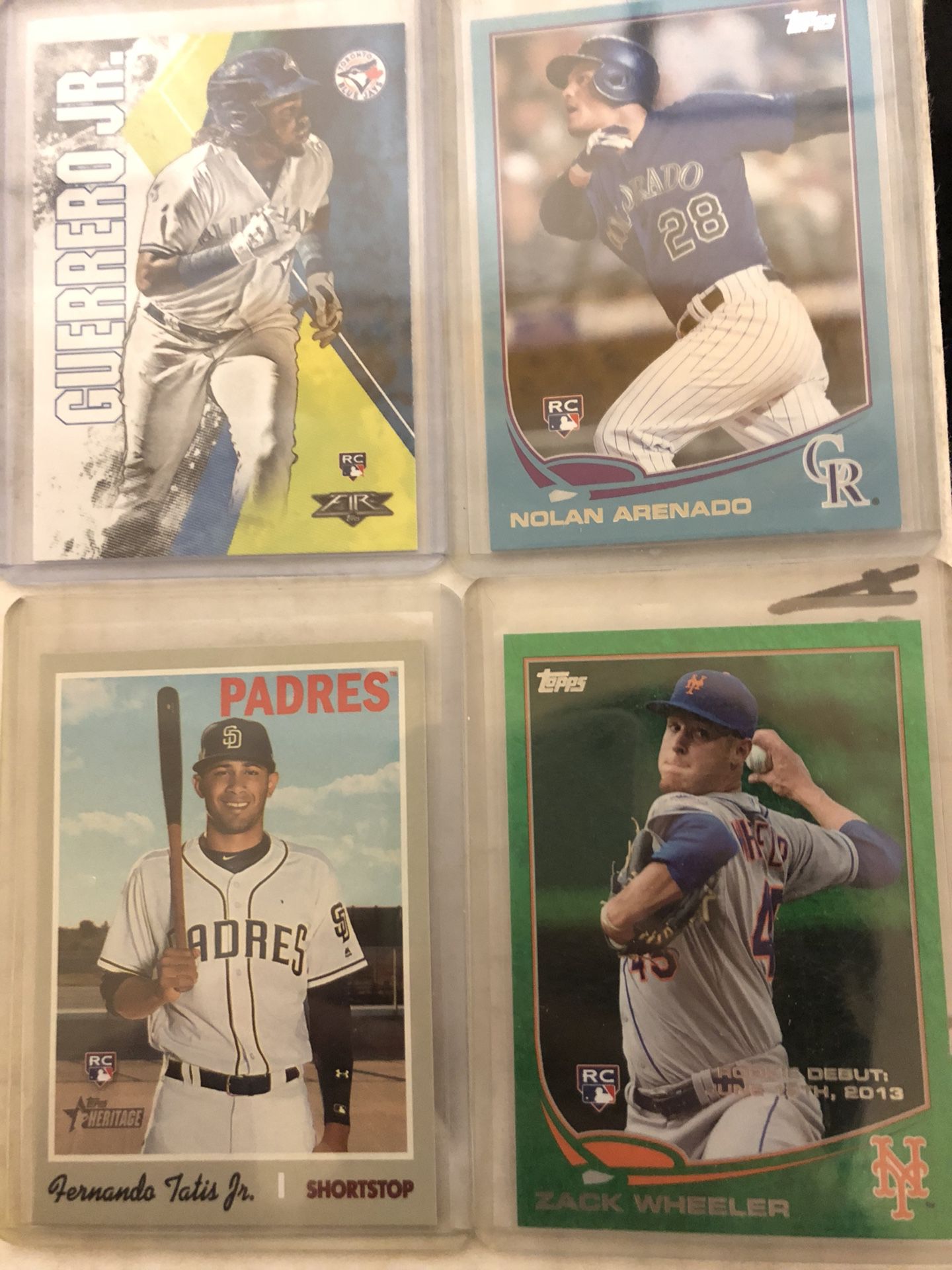 Rookie baseball cards/football