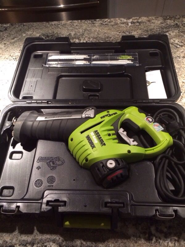 Worx WT401K Revolver Assault Reciprocating Saw
