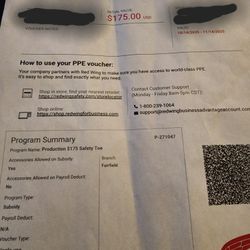 Brand New Steel Toe Work Boots And $175.00 Boot Voucher For Sale