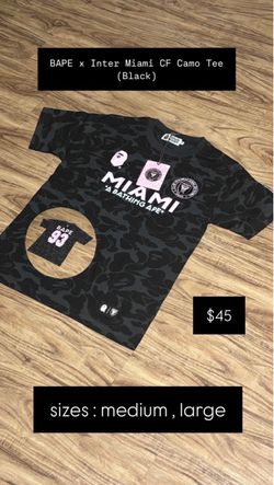 Bape x Inter Miami CF Camo Tee (black)