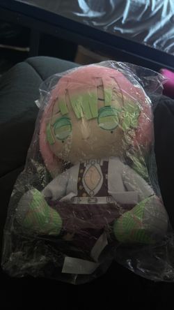 Mitsuri Kanroji Sitting Plush 7" H
