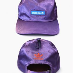 Brand New Purple Satin Adidas Hat 