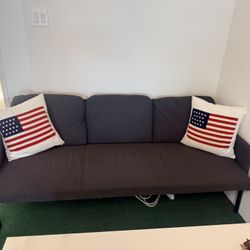 the IKEA GLOSTAD 3-seat sofa.