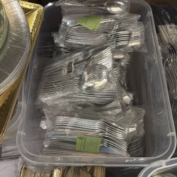 (22 Packs) Disposable Silverware
