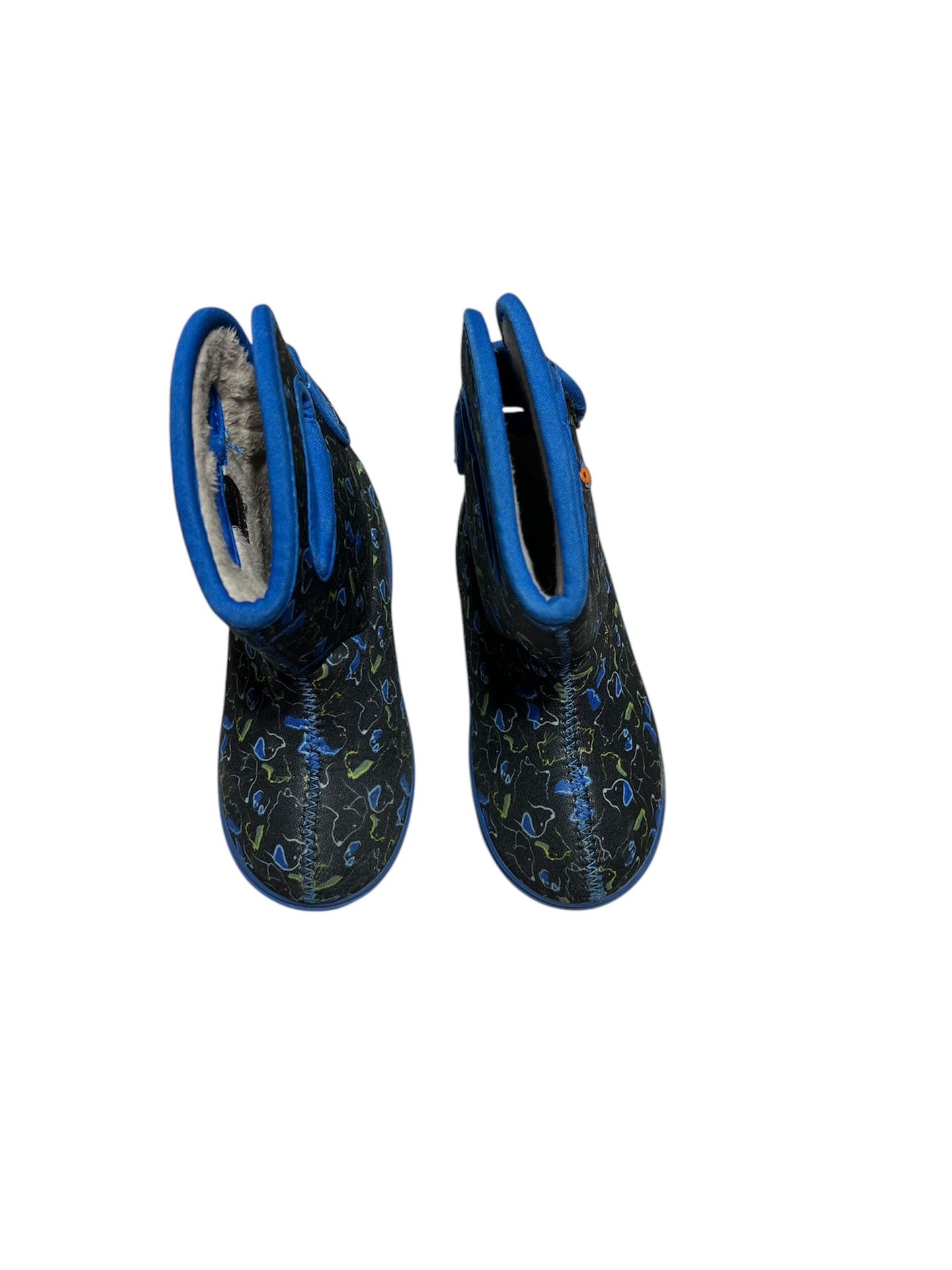 Boy Bogs Snow Boots Sz 9c Blue Toddler