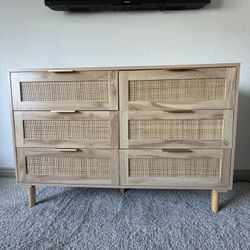 Like New Dresser - Rattan