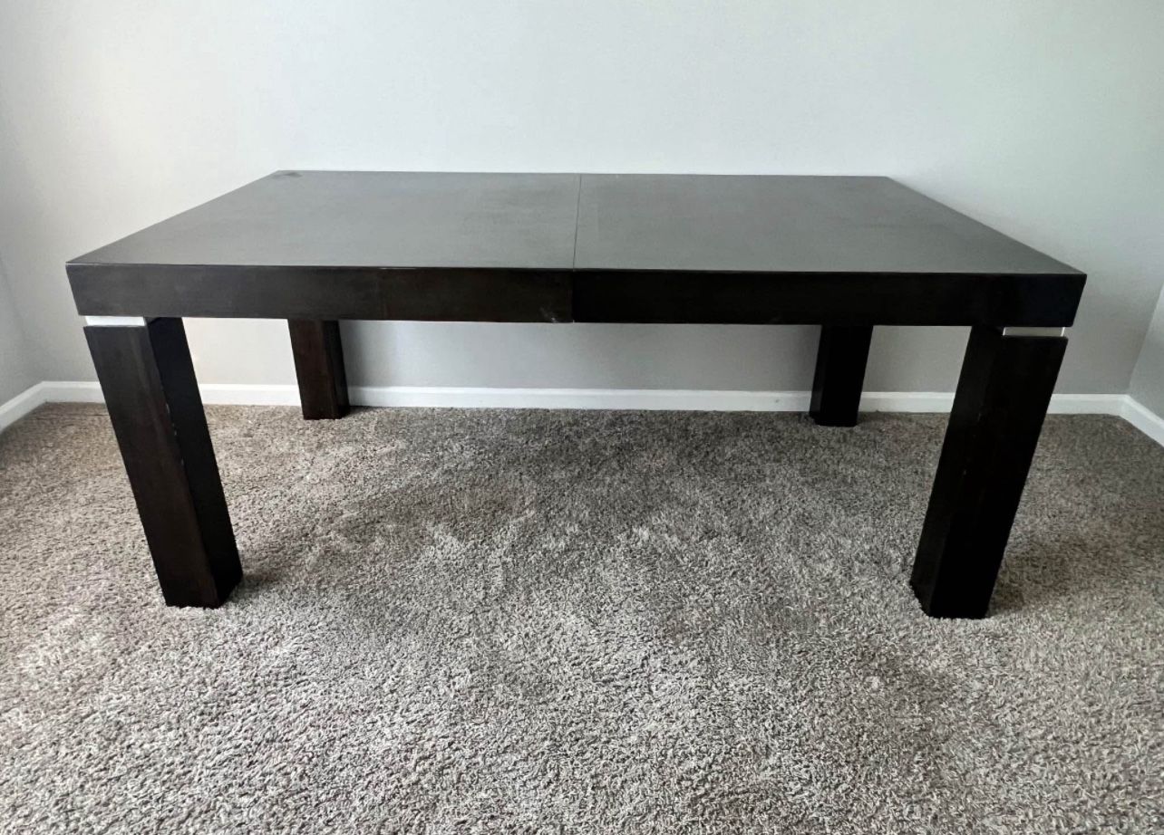 Ashley wood dining table ( extendible )