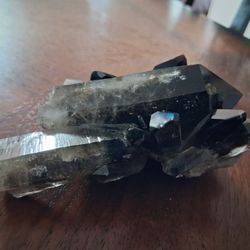 Smoky Quartz Crystal Cluster. 