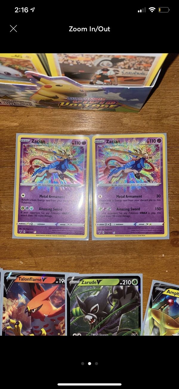 Vivid voltage 2 amazing rares w/ full art and v cards also a ton of