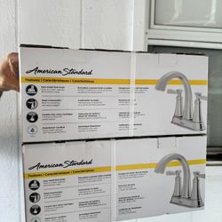 American Standard Rumson Silver Bathroom Faucets (2-Pack)