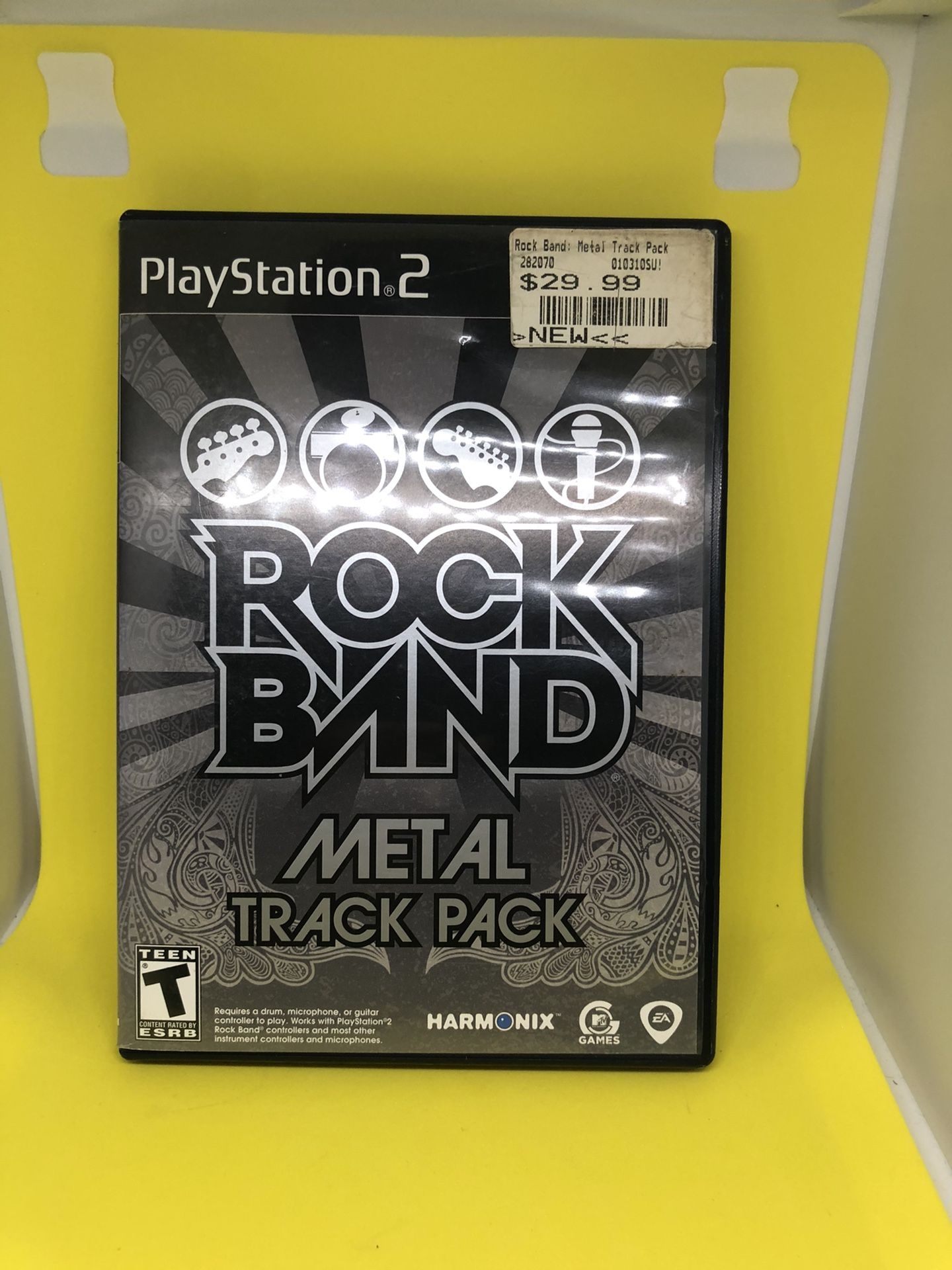 PS2 Playstation 2 video game - Rockband Metal Track Pack