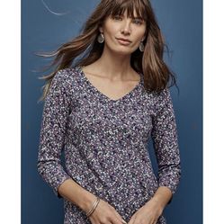 J.Jill Prima Cotton 3/4sleeve Sleeve 2x Shirt New W/tags Sealed In Plastic Wrap