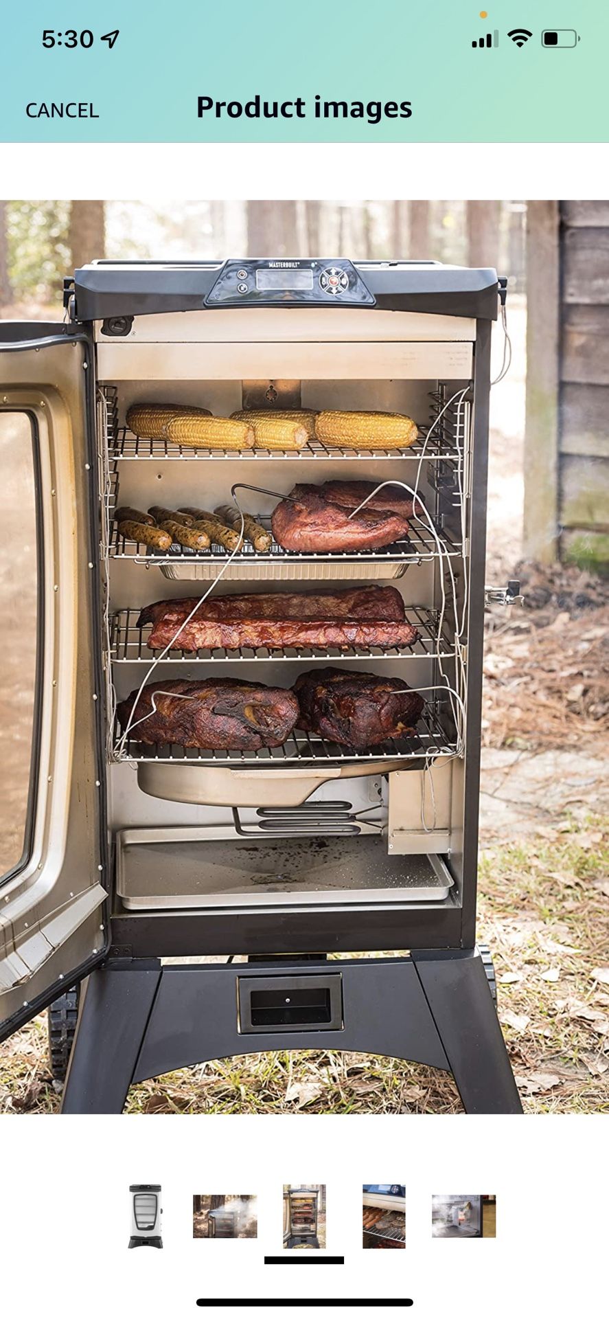 Masterbuilt 40" MES 440S Bluetooth Digital Electric Smoker