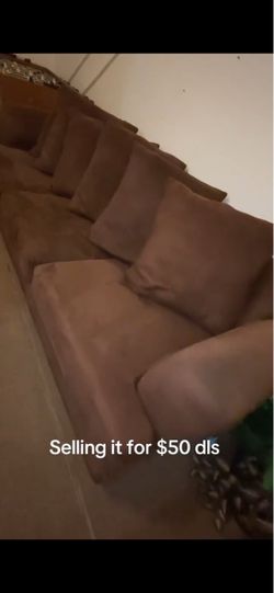 Brown couch