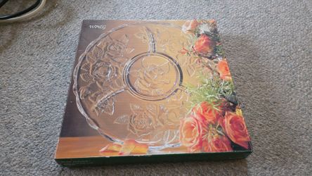 WP&G Crystal 14" plater/chip dish
